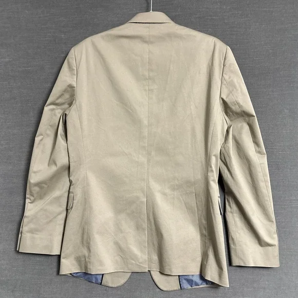 NEW Banana Republic Sport Coat 38R Standard Fit Tan Beige Cotton Stretch Casual